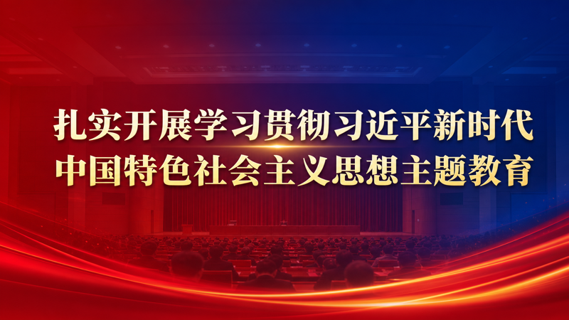 扎实开展学习贯彻习近平新时代中国特色社会主义思想主题教育
